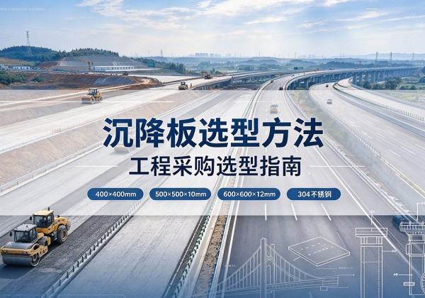 西林沉降板选择方法
