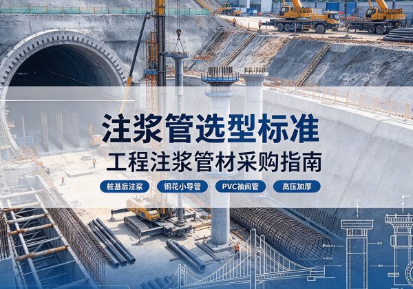 西林注浆管选型标准